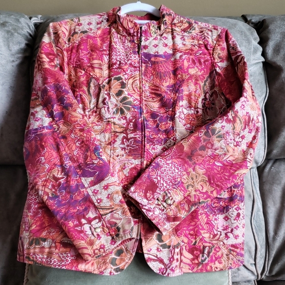 Coldwater Creek Jackets & Blazers - Coldwater Creek Floral Jacket